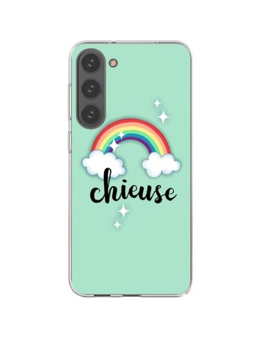 Coque Samsung Galaxy S23 Plus 5G Chieuse Arc en Ciel - Maryline Cazenave