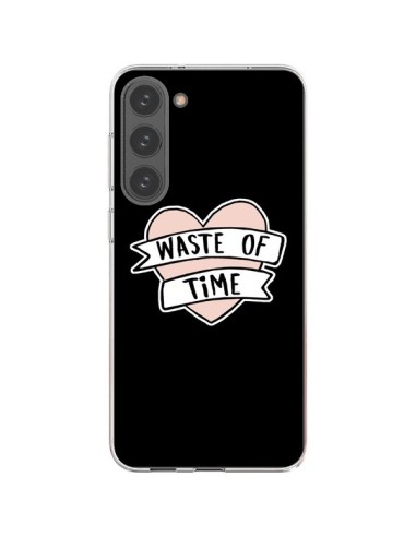 Samsung Galaxy S23 Plus 5G Case Waste of Time Coeur - Maryline Cazenave