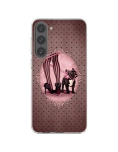 Samsung Galaxy S23 Plus 5G Case Lady Jambes Dog Dog Pink...