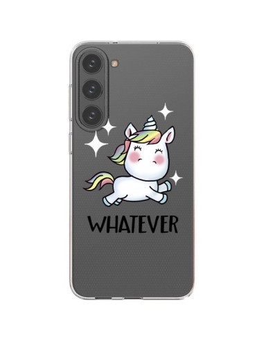 Coque Samsung Galaxy S23 Plus 5G Licorne Whatever Transparente - Maryline Cazenave