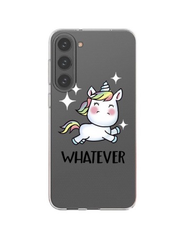 Samsung Galaxy S23 Plus 5G Case Unicorn Whatever Clear - Maryline Cazenave