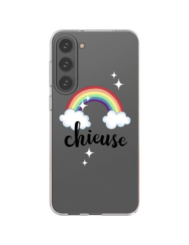 Coque Samsung Galaxy S23 Plus 5G Chieuse Arc En Ciel Transparente - Maryline Cazenave