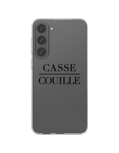 Coque Samsung Galaxy S23 Plus 5G Casse Couille Transparente - Maryline Cazenave