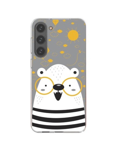 Cover Samsung Galaxy S23 Plus 5G Orso con occhiali - Maria Jose Da Luz