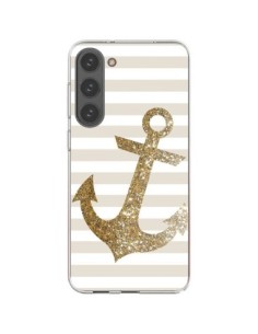 Coque Samsung Galaxy S23 Plus 5G Ancre Or Navire - Monica...