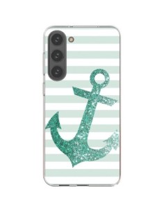 Coque Samsung Galaxy S23 Plus 5G Ancre Vert Navire -...