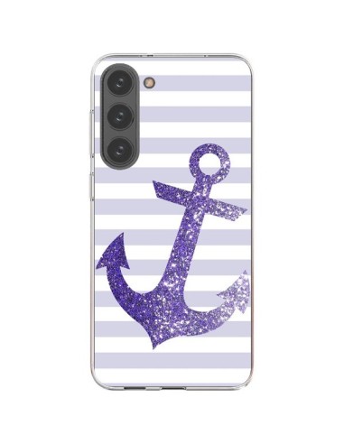 Cover Samsung Galaxy S23 Plus 5G Ancora Marina Viola - Monica Martinez