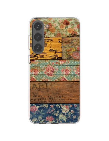 Samsung Galaxy S23 Plus 5G Case Barocco Style Wood - Maximilian San