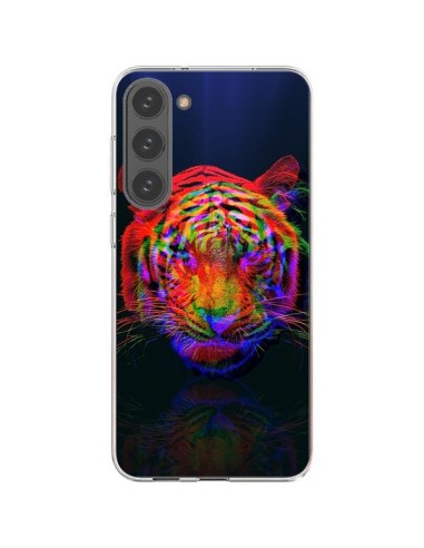 Coque Samsung Galaxy S23 Plus 5G Tigre Beautiful Aberration - Maximilian San