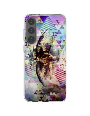 Coque Samsung Galaxy S23 Plus 5G Oeil Triangle Oiseau Cry Bird - Maximilian San