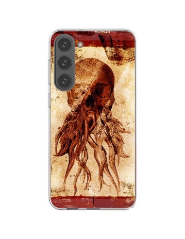 Coque Samsung Galaxy S23 Plus 5G Octopu Skull Poulpe Tête de Mort - Maximilian San