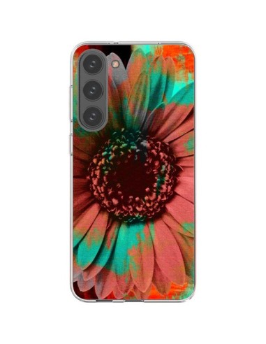 Coque Samsung Galaxy S23 Plus 5G Tournesol Lysergic Flower - Maximilian San