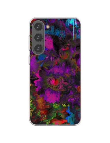 Coque Samsung Galaxy S23 Plus 5G Fleurs Lysergic Lujan - Maximilian San
