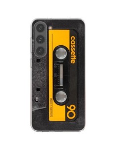 Cover Samsung Galaxy S23 Plus 5G Giallo Cassette K7 -...