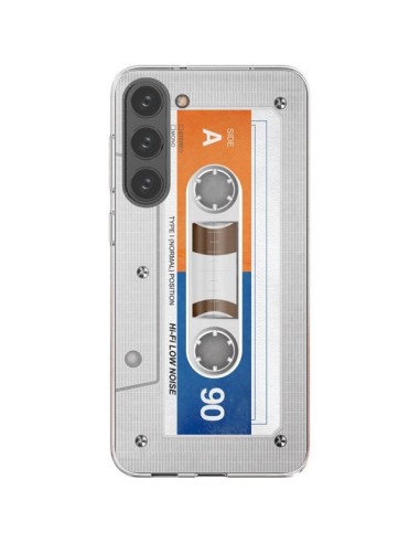 Cover Samsung Galaxy S23 Plus 5G Bianco Cassette K7 - Maximilian San