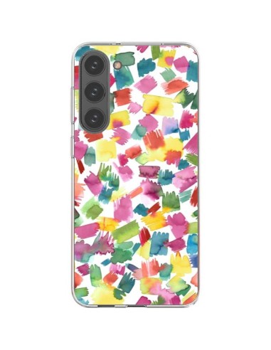 Coque Samsung Galaxy S23 Plus 5G Abstract Spring Colorful - Ninola Design