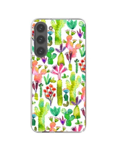 Coque Samsung Galaxy S23 Plus 5G Cacti Garden - Ninola Design