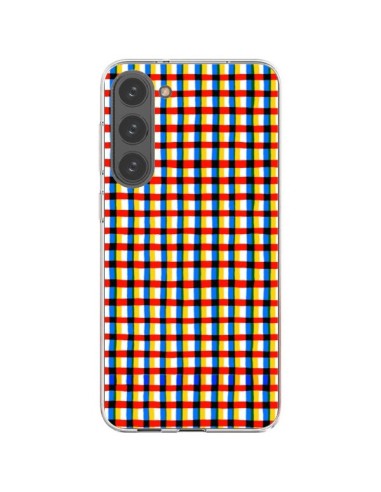 Coque Samsung Galaxy S23 Plus 5G Crossed Eyes Lines Red - Ninola Design