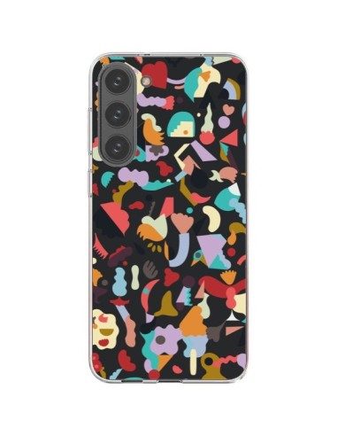 Coque Samsung Galaxy S23 Plus 5G Dreamy Animal Shapes Black - Ninola Design