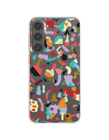 Cover Samsung Galaxy S23 Plus 5G Dreamy Animal Shapes Bianco - Ninola Design