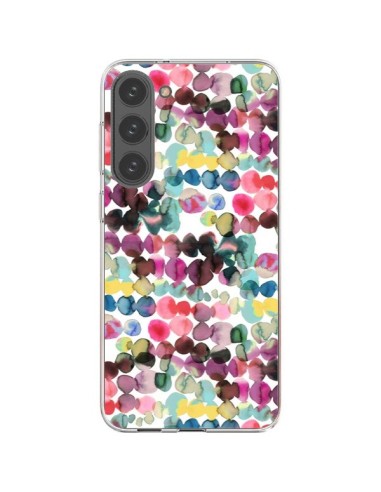 Coque Samsung Galaxy S23 Plus 5G Gradient Tropical Color Lines - Ninola Design