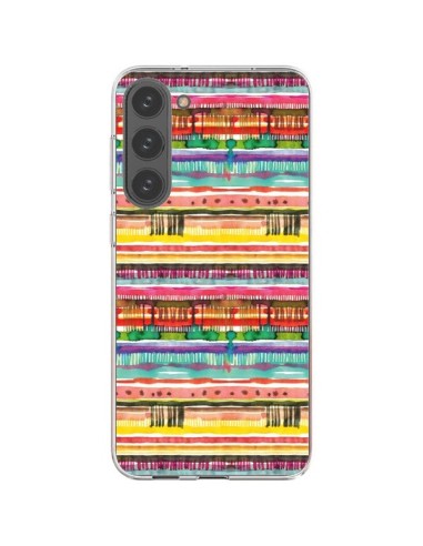 Cover Samsung Galaxy S23 Plus 5G Ink Dust Blu - Ninola Design