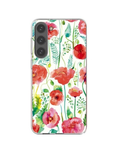 Cover Samsung Galaxy S23 Plus 5G Pianeti Costellazioni Rosa- Ninola Design