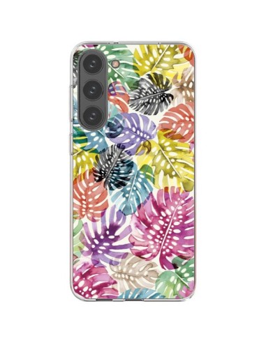 Coque Samsung Galaxy S23 Plus 5G Tigers and Leopards Yellow - Ninola Design