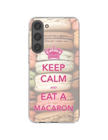 Coque Samsung Galaxy S23 Plus 5G Keep Calm and Eat A Macaron - Nico