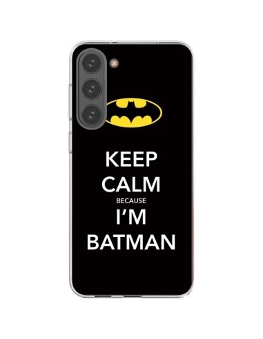 Coque Samsung Galaxy S23 Plus 5G Keep Calm because I'm Batman - Nico