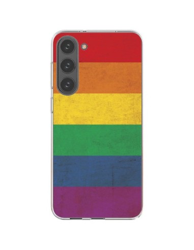 Cover Samsung Galaxy S23 Plus 5G Bandiera Arcobaleno LGBT - Nico
