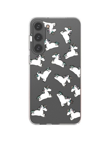 Coque Samsung Galaxy S23 Plus 5G Licorne Crinière Transparente - Nico