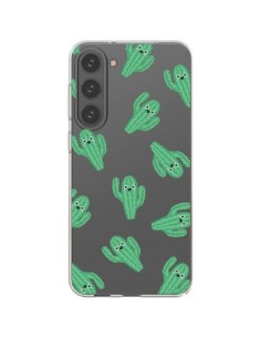 Samsung Galaxy S23 Plus 5G Case Cactus Smiley Clear - Nico