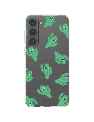 Coque Samsung Galaxy S23 Plus 5G Chute de Cactus Smiley Transparente - Nico