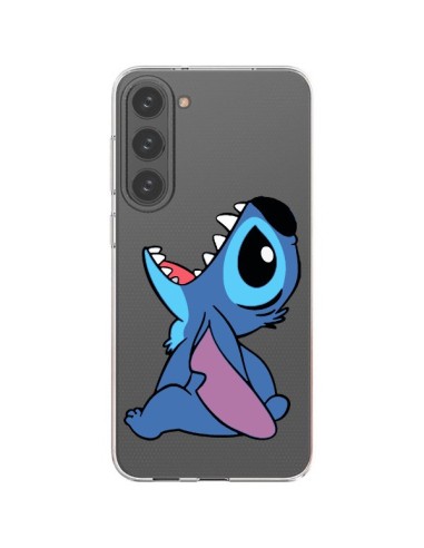 Coque Samsung Galaxy S23 Plus 5G Stitch de Lilo et Stitch Transparente