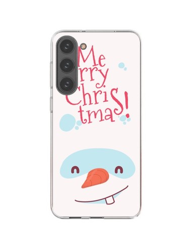 Coque Samsung Galaxy S23 Plus 5G Bonhomme de Neige Merry Christmas Noël - Nico