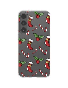 Samsung Galaxy S23 Plus 5G Case Socks Candy Canes Holly...