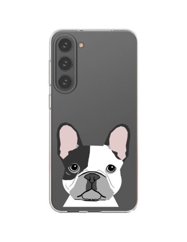 Coque Samsung Galaxy S23 Plus 5G Bulldog Français Chien Transparente - Pet Friendly