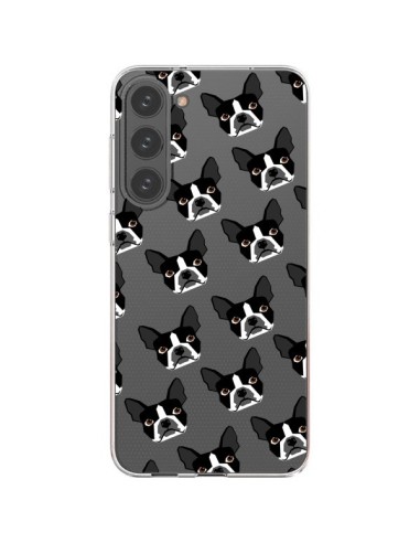 Cover Samsung Galaxy S23 Plus 5G Cani Boston Terrier Trasparente - Pet Friendly