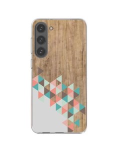 Samsung Galaxy S23 Plus 5G Case Wood Aztec Triangles...