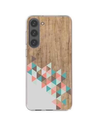 Cover Samsung Galaxy S23 Plus 5G Wood Legno Azteco Triangoli Archiwoo - Pura Vida