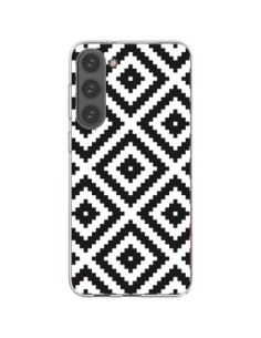 Samsung Galaxy S23 Plus 5G Case Diamanti Motivi White e...