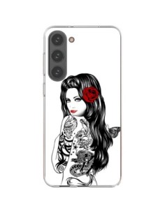 Cover Samsung Galaxy S23 Plus 5G Ragazza Tatuaggio Lolita...