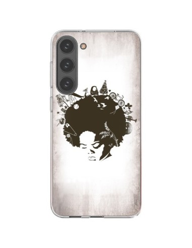 Coque Samsung Galaxy S23 Plus 5G Childhood Garden Afro - Rachel Caldwell