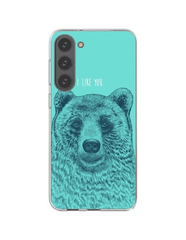 Coque Samsung Galaxy S23 Plus 5G Bear Ours I like You - Rachel Caldwell