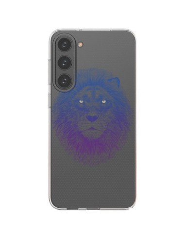 Cover Samsung Galaxy S23 Plus 5G Leone Animale Trasparente - Rachel Caldwell