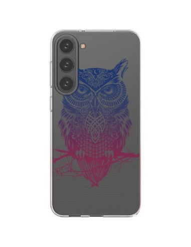 Coque Samsung Galaxy S23 Plus 5G Hibou Chouette Owl Transparente - Rachel Caldwell