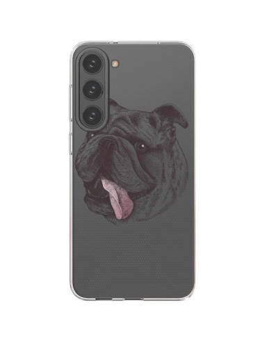 Coque Samsung Galaxy S23 Plus 5G Chien Bulldog Dog Transparente - Rachel Caldwell