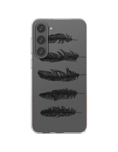 Samsung Galaxy S23 Plus 5G Case Plume Black Clear - Rachel Caldwell