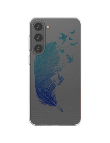 Samsung Galaxy S23 Plus 5G Case Plume Fly Birds Clear - Rachel Caldwell